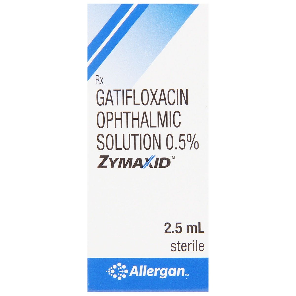 Zymaxid 0.5% Eye Drops 2.5 ml, Pack of 1 EYE DROPS Zymaxid 0.5% Eye Drops 2.5 ml, Pack of 1 EYE DROPS