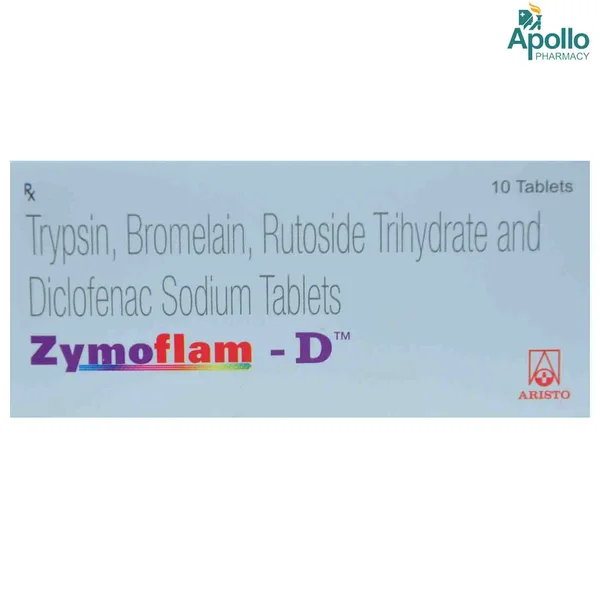 Zymoflam D Tablet 10's, Pack of 10