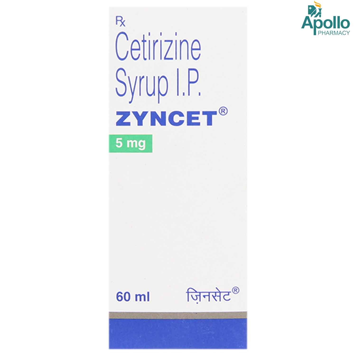Zyncet Syrup 60 ml, Pack of 1 Syrup Zyncet Syrup 60 ml, Pack of 1 Syrup