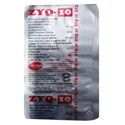 ZYQ 10 Capsule 10's, Pack of 10 CapsuleS