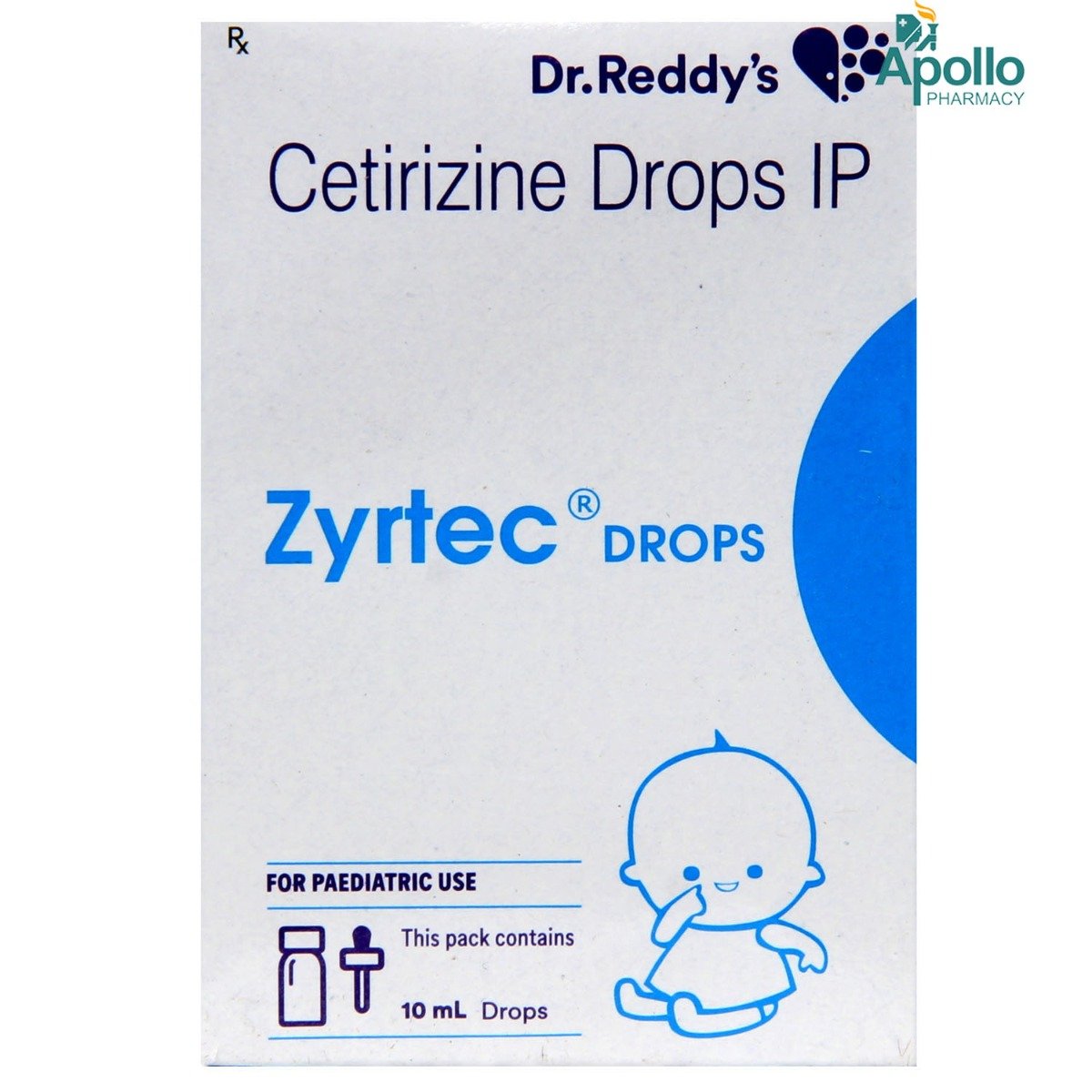 Zyrtec Oral Drops 10 ml, Pack of 1 Oral Drops Zyrtec Oral Drops 10 ml, Pack of 1 Oral Drops