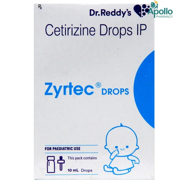Zyrtec Oral Drops 10 ml, Pack of 1 Oral Drops