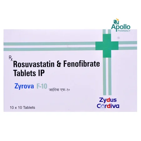 Zyrova F 10 Tablet 10's