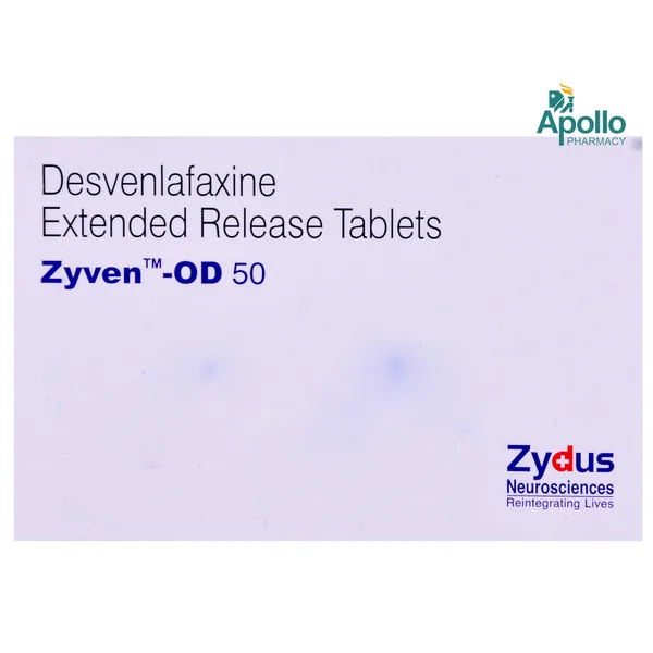 ZYVEN OD 50MG TABLET, Pack of 10 TABLETS