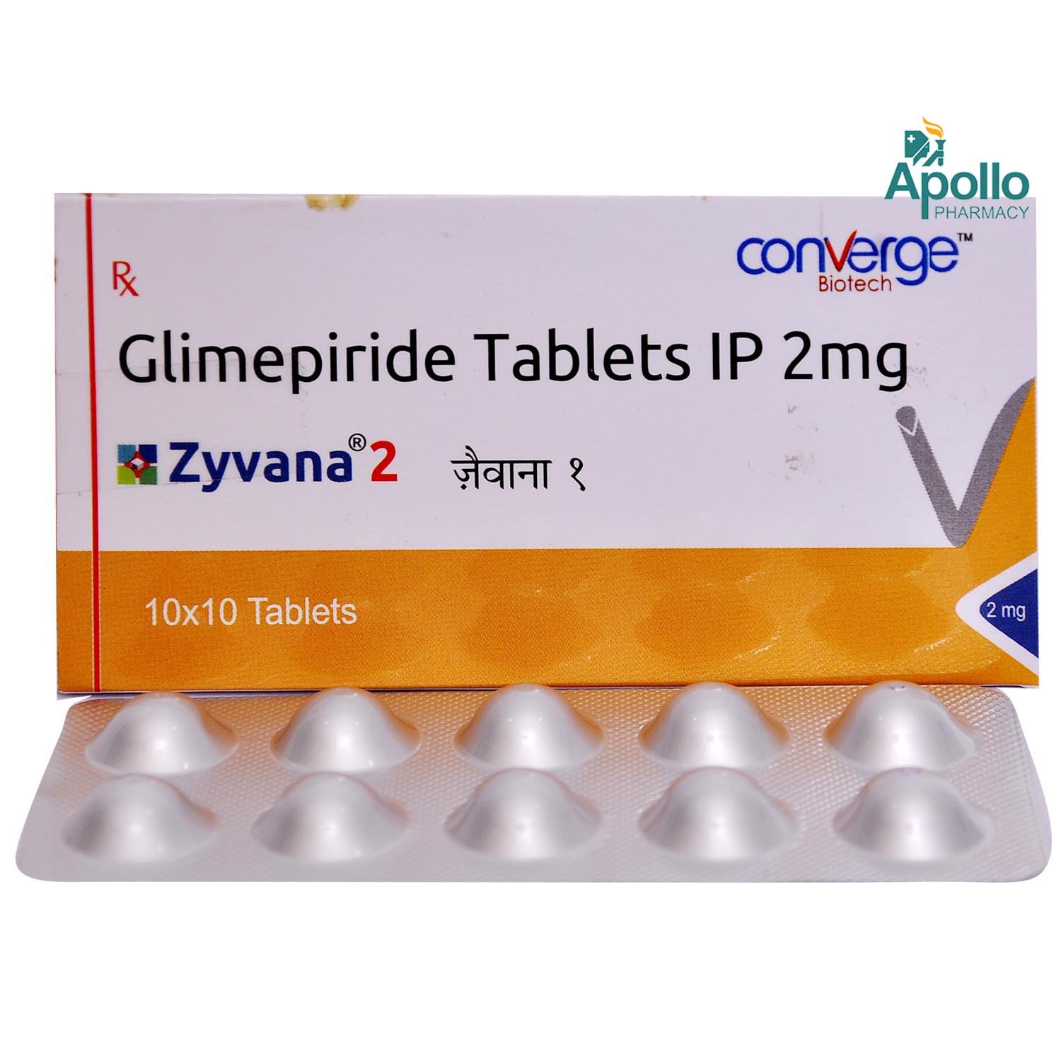 ZYVANA M 2MG TABLET 10'S, Pack of 10 TabletS ZYVANA M 2MG TABLET 10'S, Pack of 10 TabletS