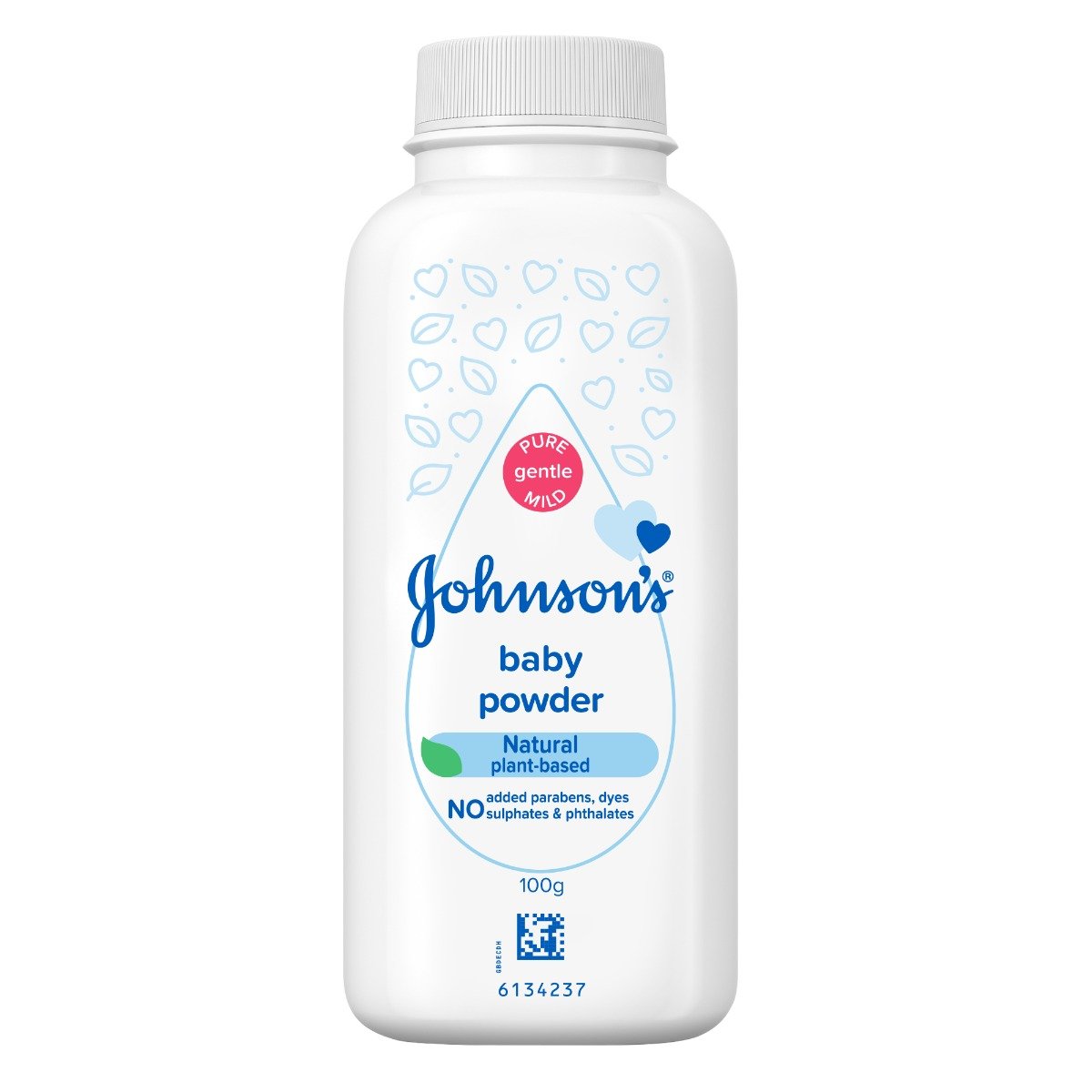 Johnson's Baby Natural Plant Based Powder, 100 gm, Pack of 1 Johnson's Baby Natural Plant Based Powder, 100 gm, Pack of 1