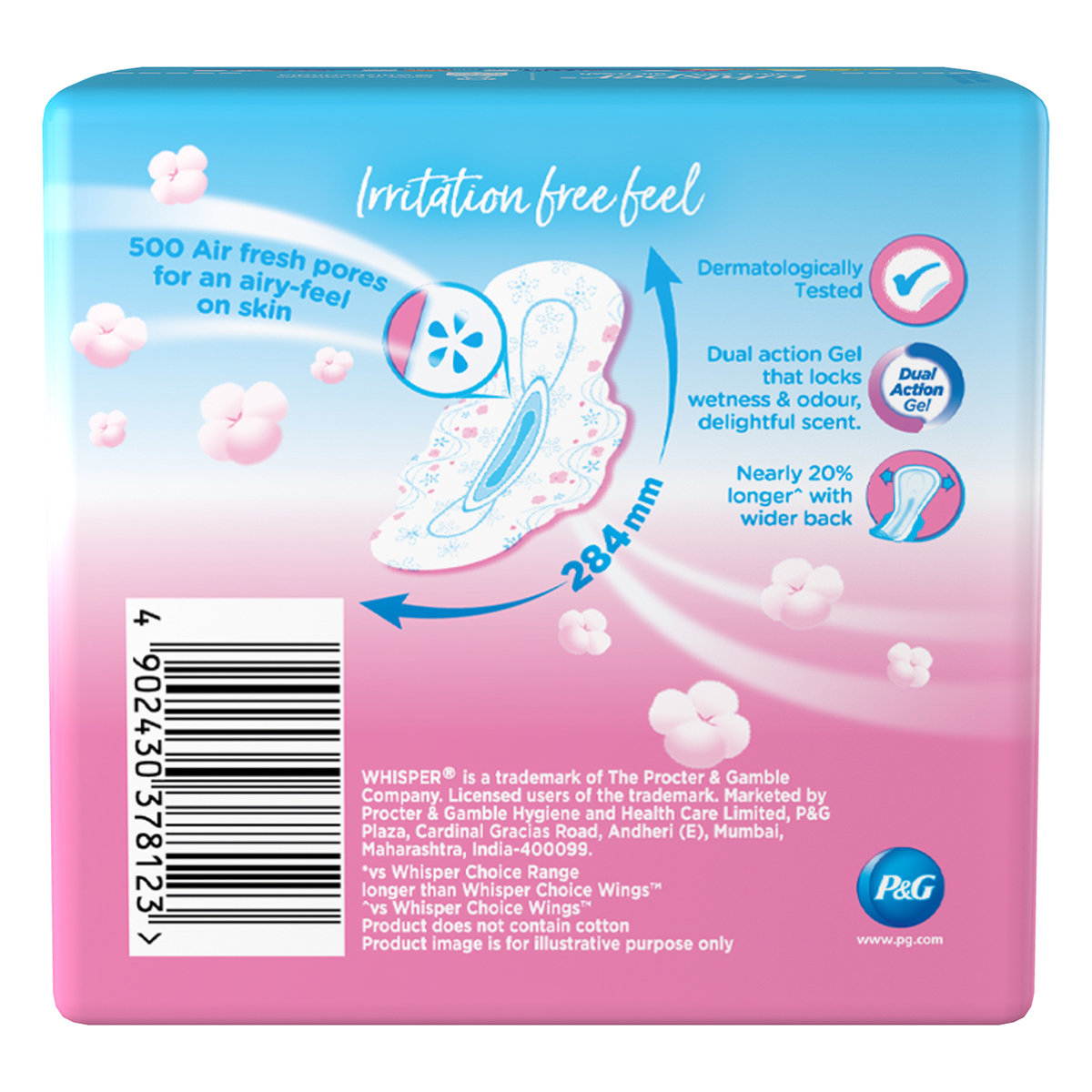 Whisper Ultra Soft Wings Sanitary Pads XL, 7 Count, Pack of 1 Whisper Ultra Soft Wings Sanitary Pads XL, 7 Count, Pack of 1