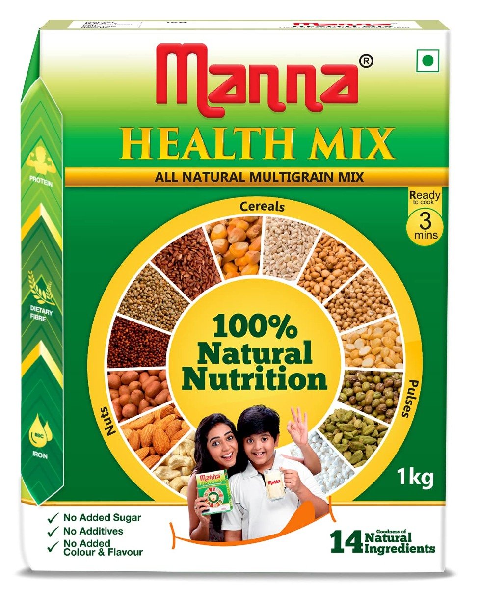 Manna Health Mix Powder, 1 kg, Pack of 1 Manna Health Mix Powder, 1 kg, Pack of 1
