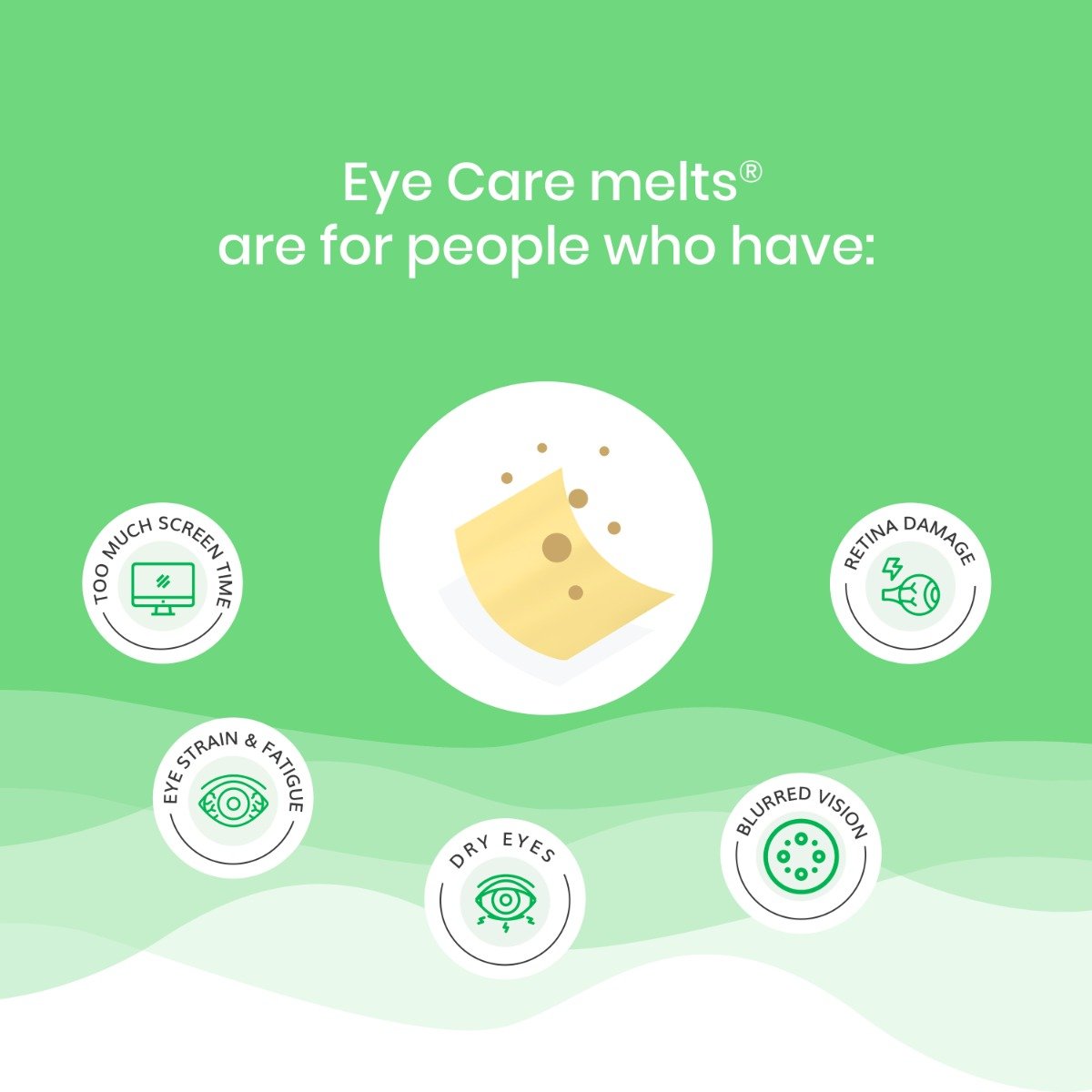 Wellbeing Nutrition Melts Eye Care Zesty Lime & Lemon Flavour, 30 Oral Strips, Pack of 1 Wellbeing Nutrition Melts Eye Care Zesty Lime & Lemon Flavour, 30 Oral Strips, Pack of 1