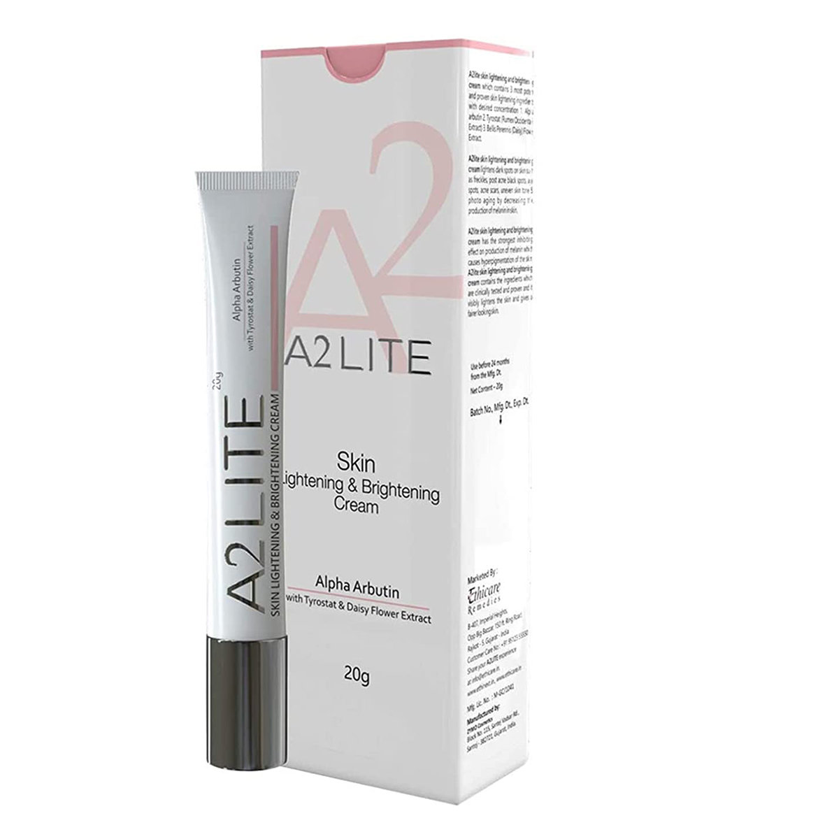 A2 Lite Skin Lightening & Brightening Cream 20 gm, Pack of 1 A2 Lite Skin Lightening & Brightening Cream 20 gm, Pack of 1