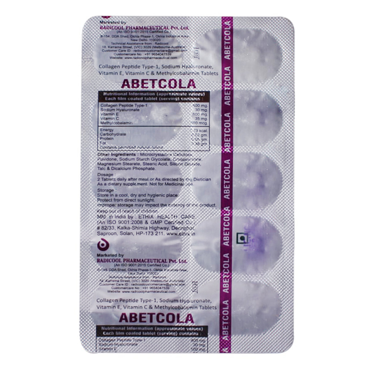 Abetcola Tablet 10's, Pack of 10 Abetcola Tablet 10's, Pack of 10