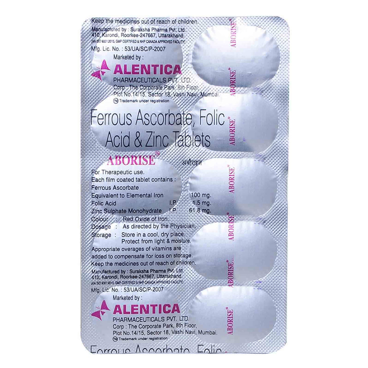 Aborise Tablet 10's, Pack of 10 Aborise Tablet 10's, Pack of 10