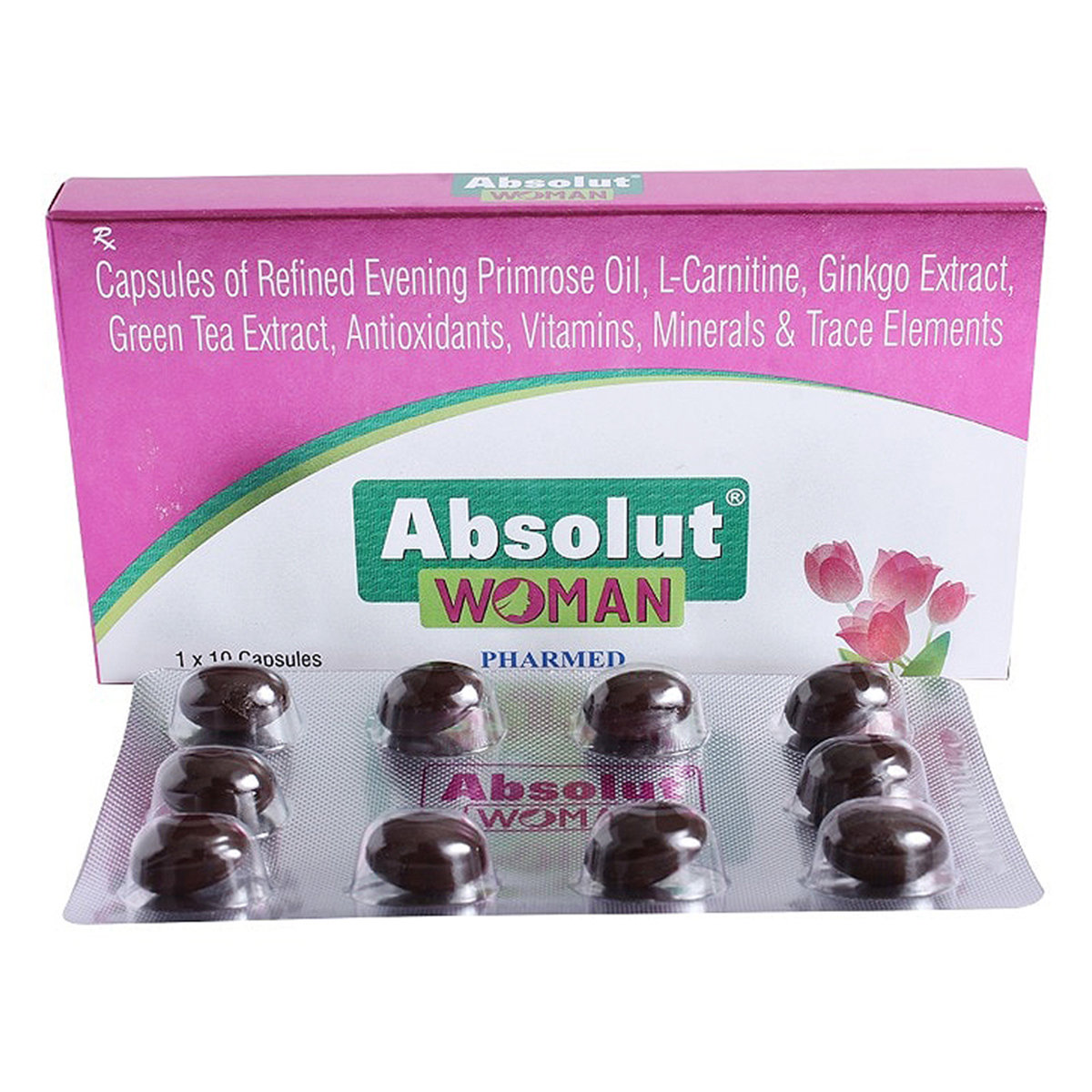 Absolut Woman Capsule 10's, Pack of 10 Absolut Woman Capsule 10's, Pack of 10