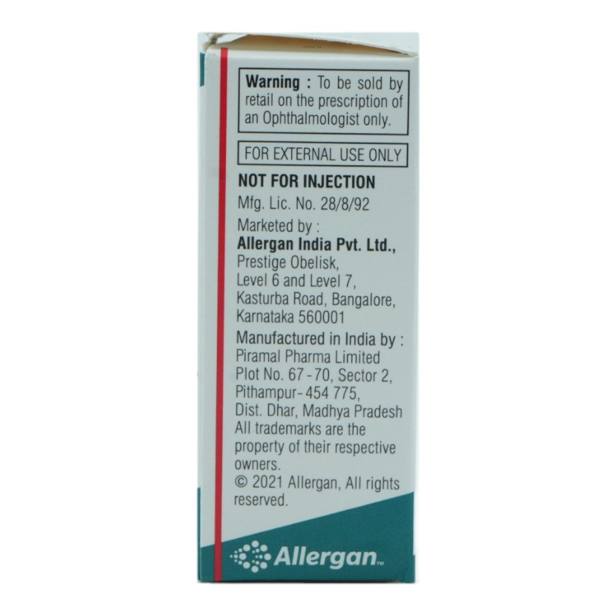Acular LS Ophthalmic Solution 5 ml, Pack of 1 Eye Drops Acular LS Ophthalmic Solution 5 ml, Pack of 1 Eye Drops