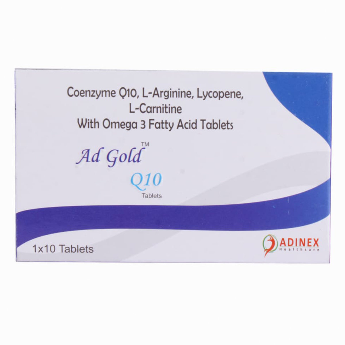 AD-Gold Q10 Tablet 10's, Pack of 10 AD-Gold Q10 Tablet 10's, Pack of 10