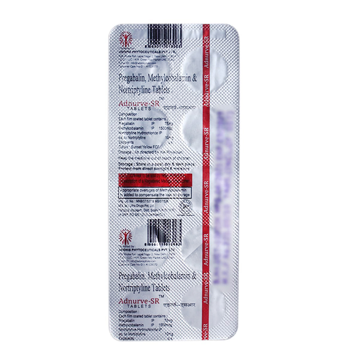 Adnurve-SR Tablet 10's, Pack of 10 Adnurve-SR Tablet 10's, Pack of 10