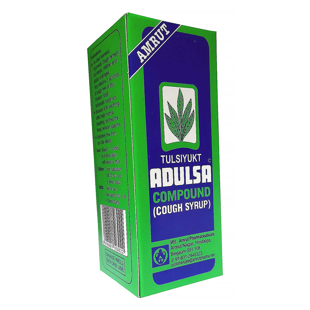 Amrut Adulsa Compound, 110 ml, Pack of 1 Amrut Adulsa Compound, 110 ml, Pack of 1