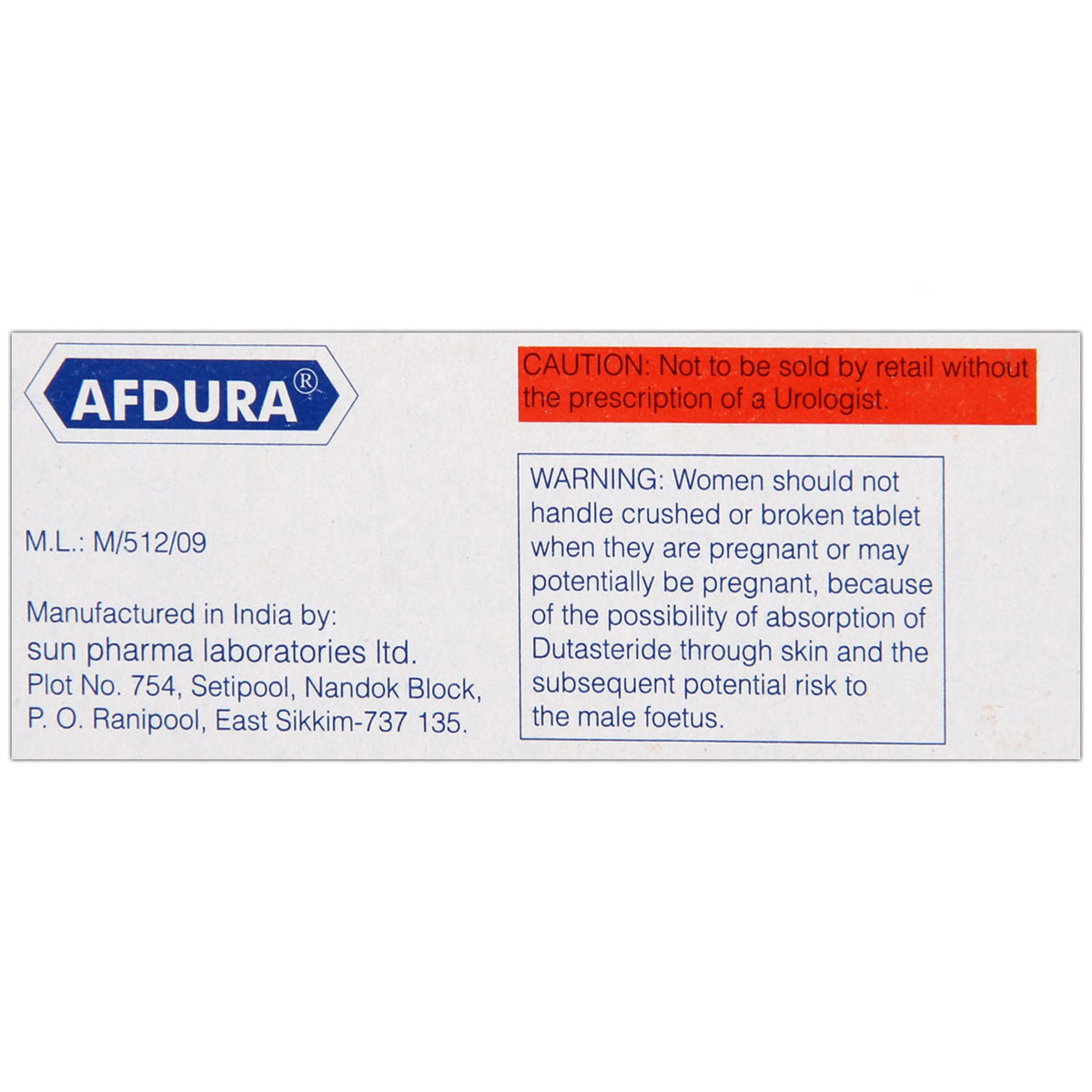 Afdura Tablet 10's, Pack of 10 TABLETS Afdura Tablet 10's, Pack of 10 TABLETS