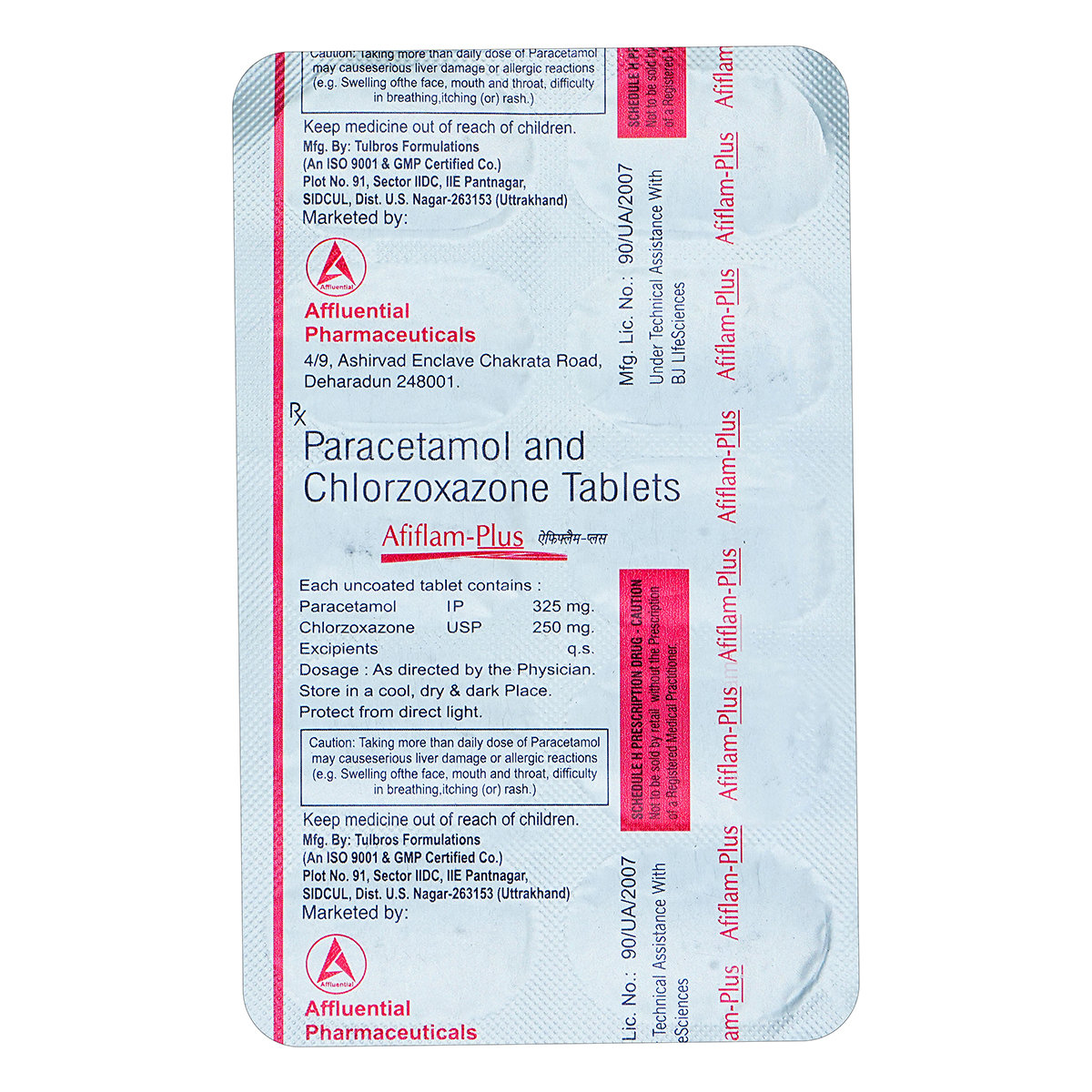 Afiflam-Plus Tablet 10's, Pack of 10 TABLETS Afiflam-Plus Tablet 10's, Pack of 10 TABLETS