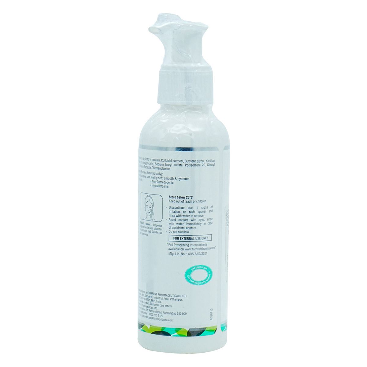 Ahaglow Gentle Skin Cleanser 125 ml | With Nourishing Oat | Removes Dirt & Impurities | For Face, Hand & Body, Pack of 1 Ahaglow Gentle Skin Cleanser 125 ml | With Nourishing Oat | Removes Dirt & Impurities | For Face, Hand & Body, Pack of 1