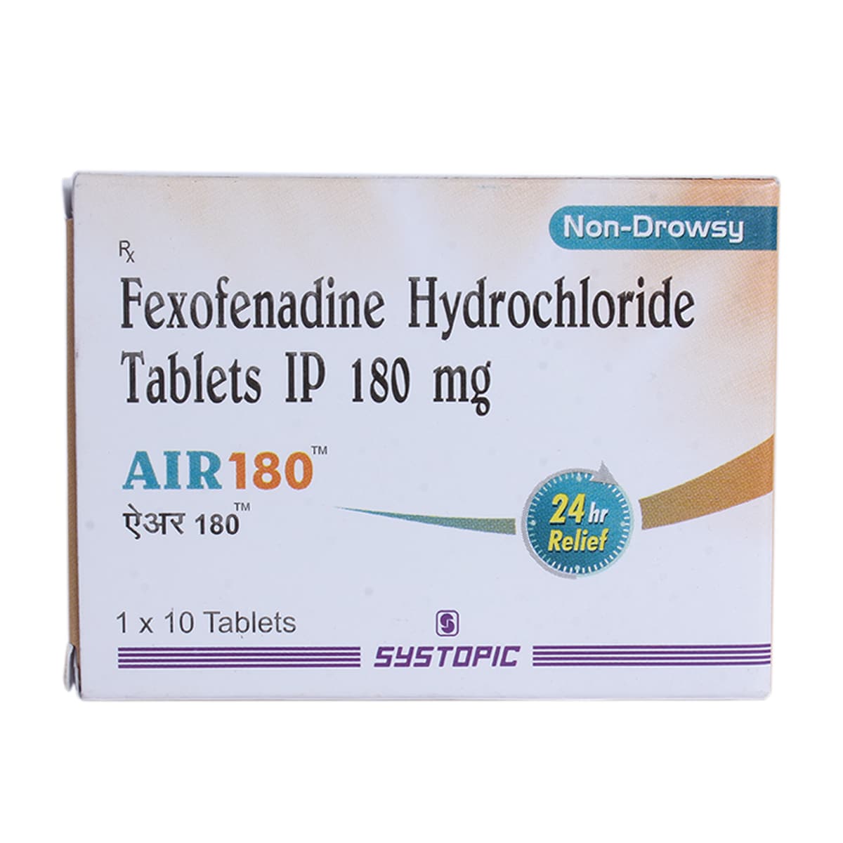 AIR 180 Tablet 10's, Pack of 10 TABLETS AIR 180 Tablet 10's, Pack of 10 TABLETS