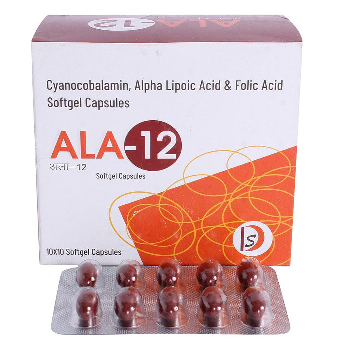 ALA-12 Softgel Capsule, Pack of 10 CAPSULES ALA-12 Softgel Capsule, Pack of 10 CAPSULES