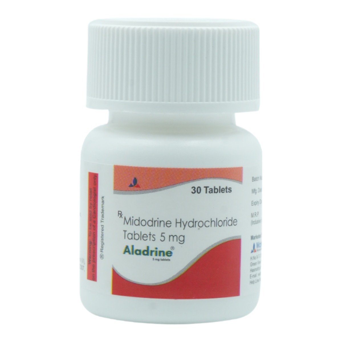 Aladrine 5 mg Tablet 30's, Pack of 1 TABLET Aladrine 5 mg Tablet 30's, Pack of 1 TABLET