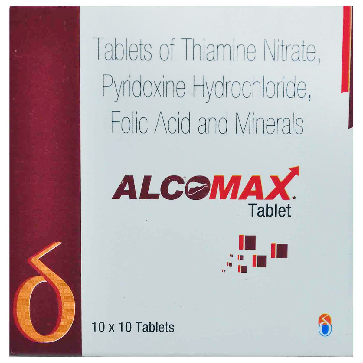 Alcomax Tablet 10's, Pack of 10 Alcomax Tablet 10's, Pack of 10