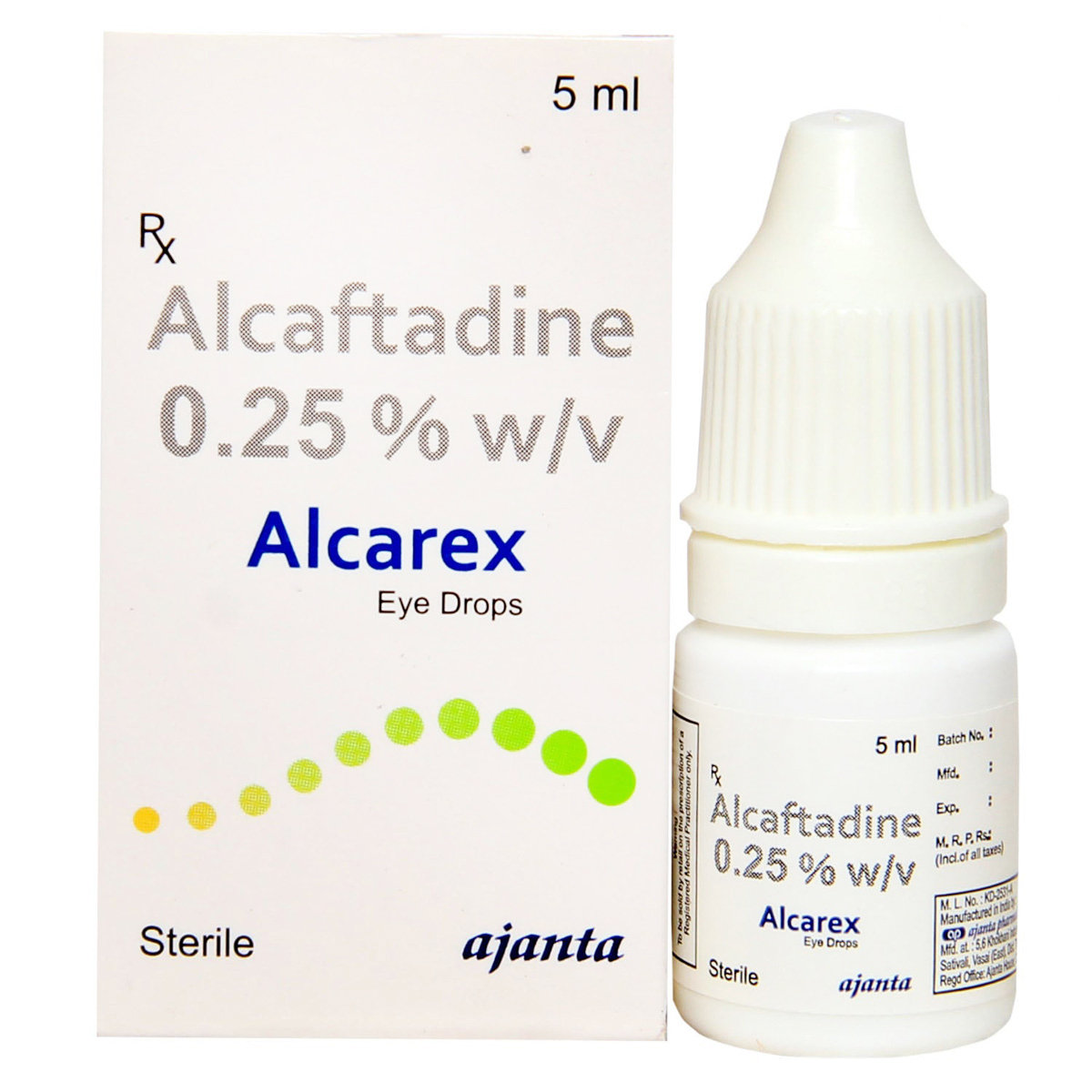 Alcarex Eye Drops 5 ml, Pack of 1 EYE DROPS Alcarex Eye Drops 5 ml, Pack of 1 EYE DROPS