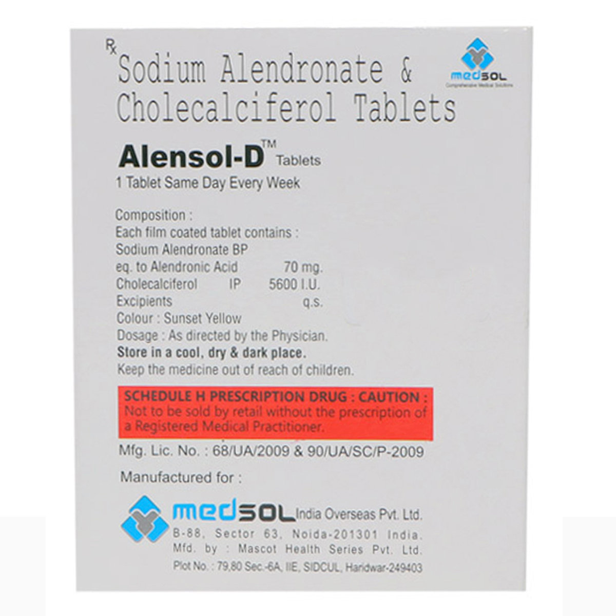 Alensol D Tablet 4's, Pack of 4 Alensol D Tablet 4's, Pack of 4