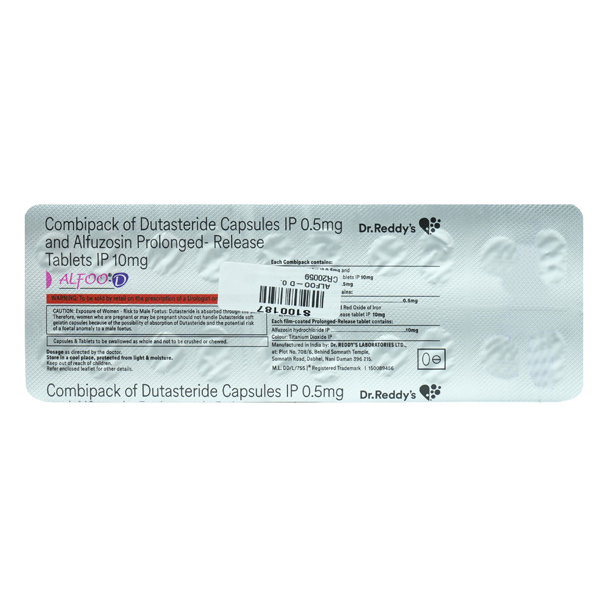 Alfoo-D 0.5/10 Combipack Capsule 20's, Pack of 1 CAPSULE Alfoo-D 0.5/10 Combipack Capsule 20's, Pack of 1 CAPSULE