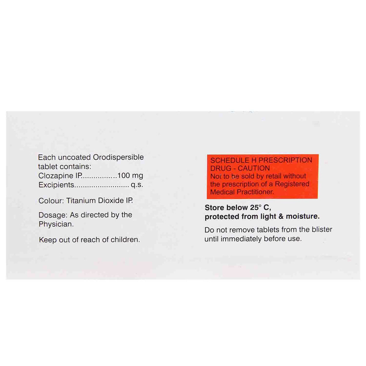 Alkepin ODT 100 Tablet 10's, Pack of 10 TABLETS Alkepin ODT 100 Tablet 10's, Pack of 10 TABLETS