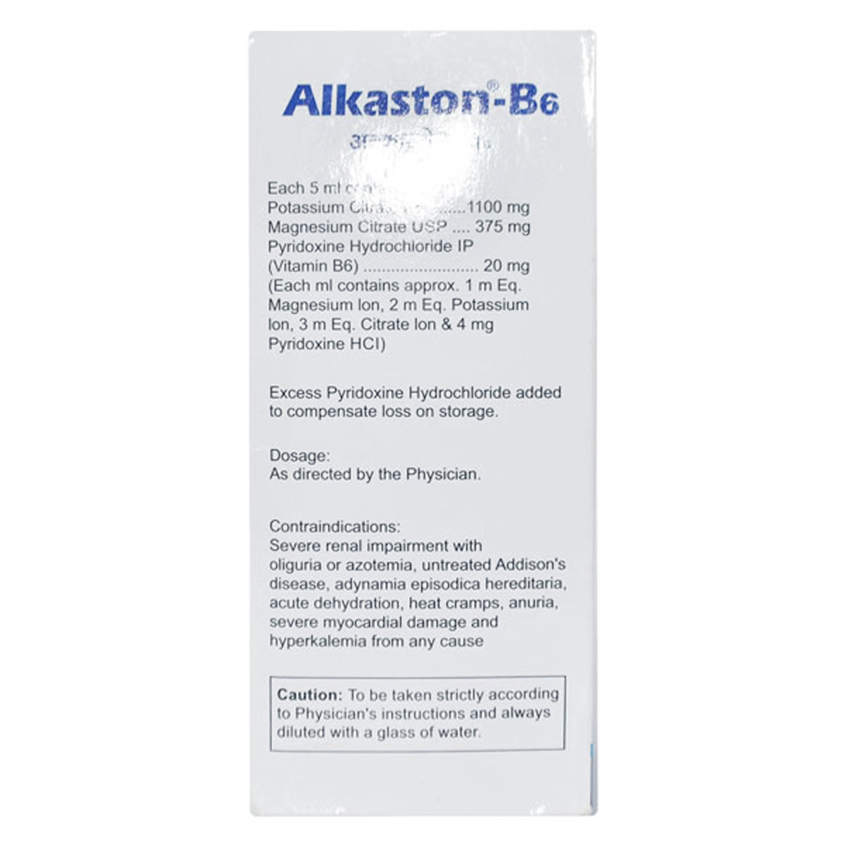 Alkaston-B6 Oral Solution 450 ml, Pack of 1 Syrup Alkaston-B6 Oral Solution 450 ml, Pack of 1 Syrup