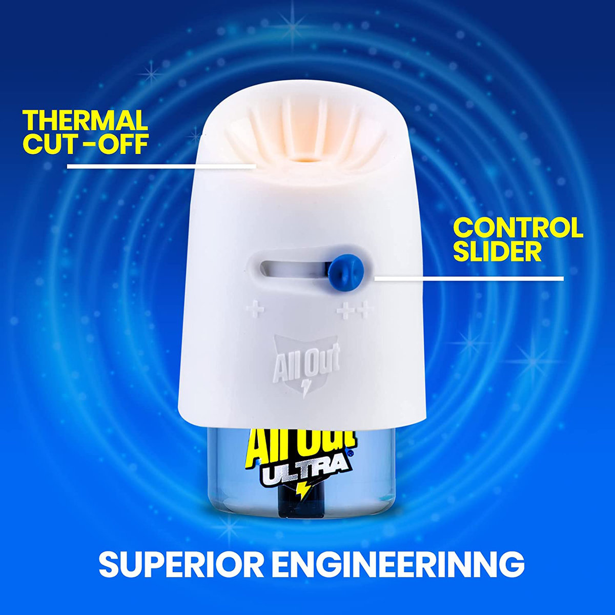 All Out Ultra Power+ Slider Mosquito Repellent Refill With Machine, 1 kit, Pack of 1 All Out Ultra Power+ Slider Mosquito Repellent Refill With Machine, 1 kit, Pack of 1