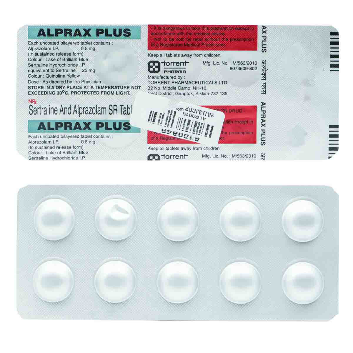 Alprax Plus Tablet 10's, Pack of 10 TabletS Alprax Plus Tablet 10's, Pack of 10 TabletS