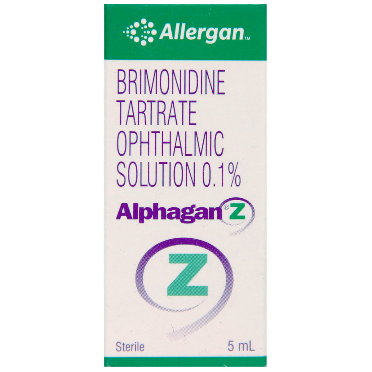 Alphagan Z Opthalmic Solution 5 ml, Pack of 1 DROPS Alphagan Z Opthalmic Solution 5 ml, Pack of 1 DROPS