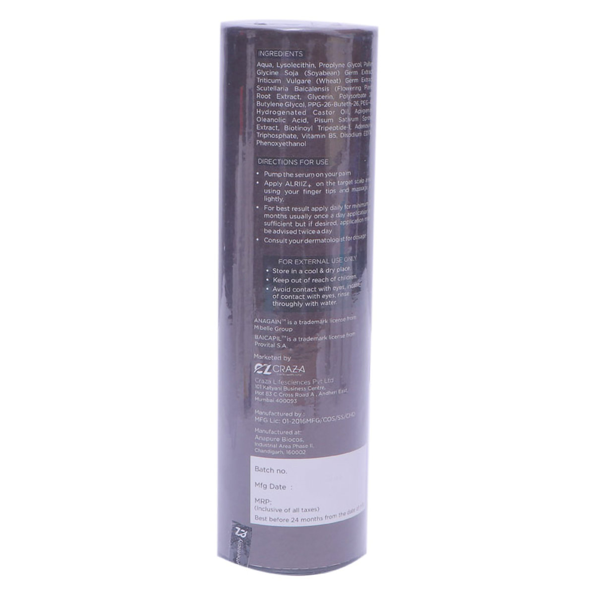 Alriiz Plus Serum 60 ml, Pack of 1 Alriiz Plus Serum 60 ml, Pack of 1