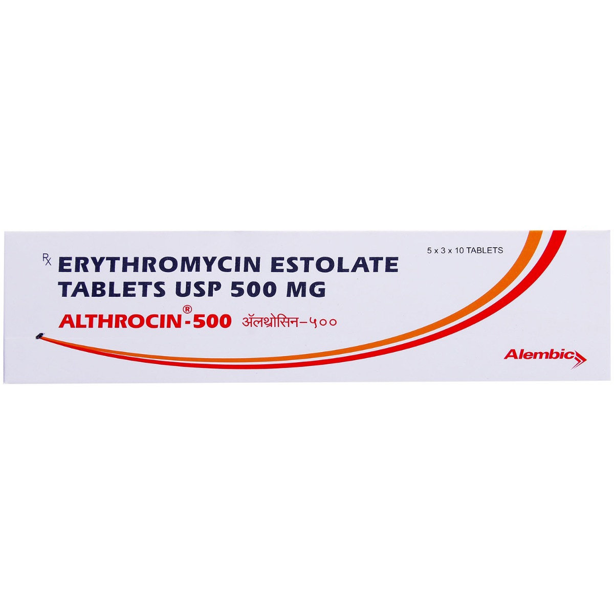 Althrocin-500 Tablet 10's, Pack of 10 TABLETS Althrocin-500 Tablet 10's, Pack of 10 TABLETS