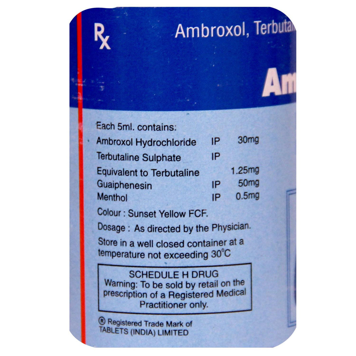 Ambrolite S Syrup 100 ml, Pack of 1 SYRUP Ambrolite S Syrup 100 ml, Pack of 1 SYRUP