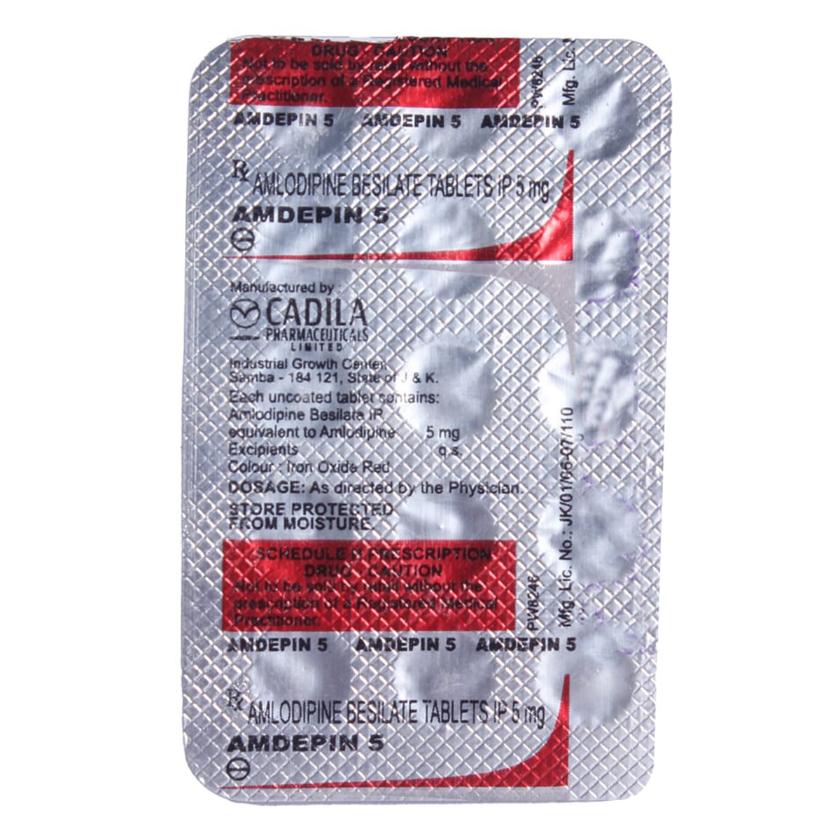 Amdepin 5 Tablet 15's, Pack of 15 TabletS Amdepin 5 Tablet 15's, Pack of 15 TabletS