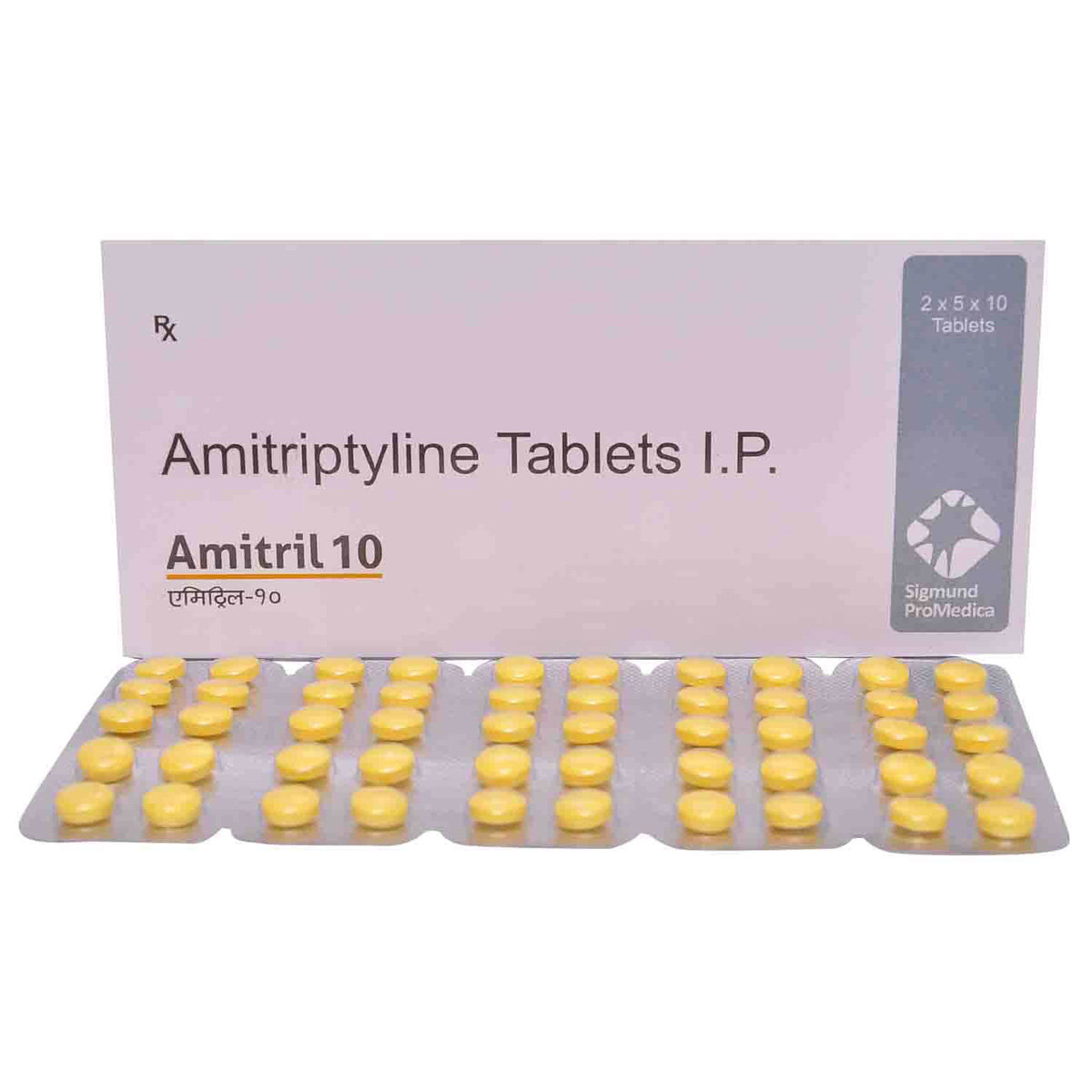 Amitril 10 Tablet 10's, Pack of 10 TABLETS Amitril 10 Tablet 10's, Pack of 10 TABLETS