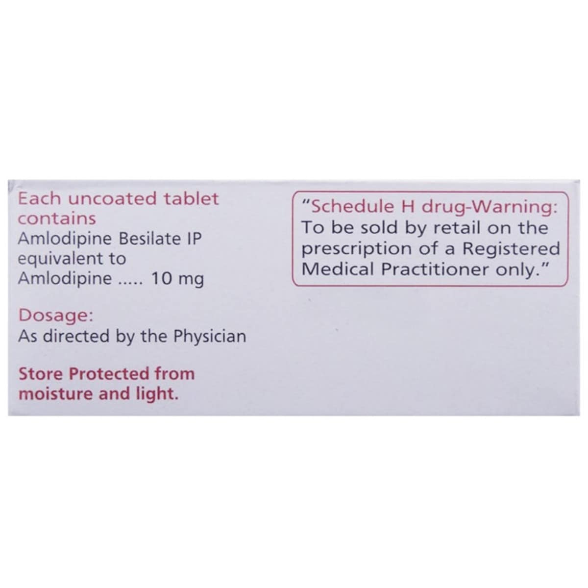 Amlip-10 Tablet 10's, Pack of 10 TABLETS Amlip-10 Tablet 10's, Pack of 10 TABLETS