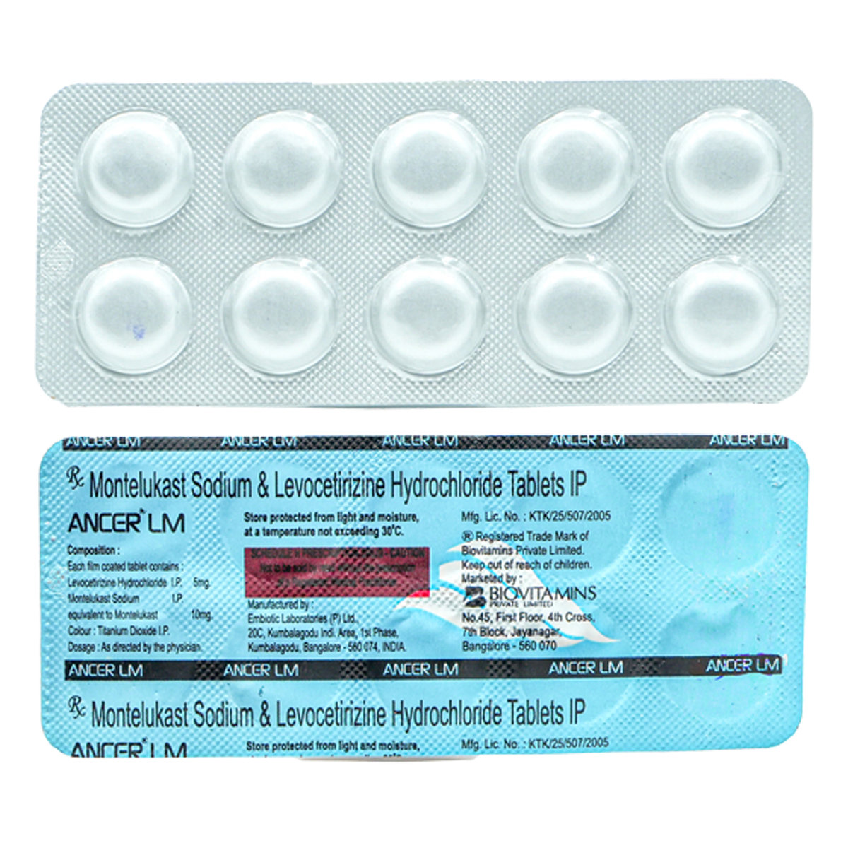 Ancer LM Tablet 10's, Pack of 10 TabletS Ancer LM Tablet 10's, Pack of 10 TabletS
