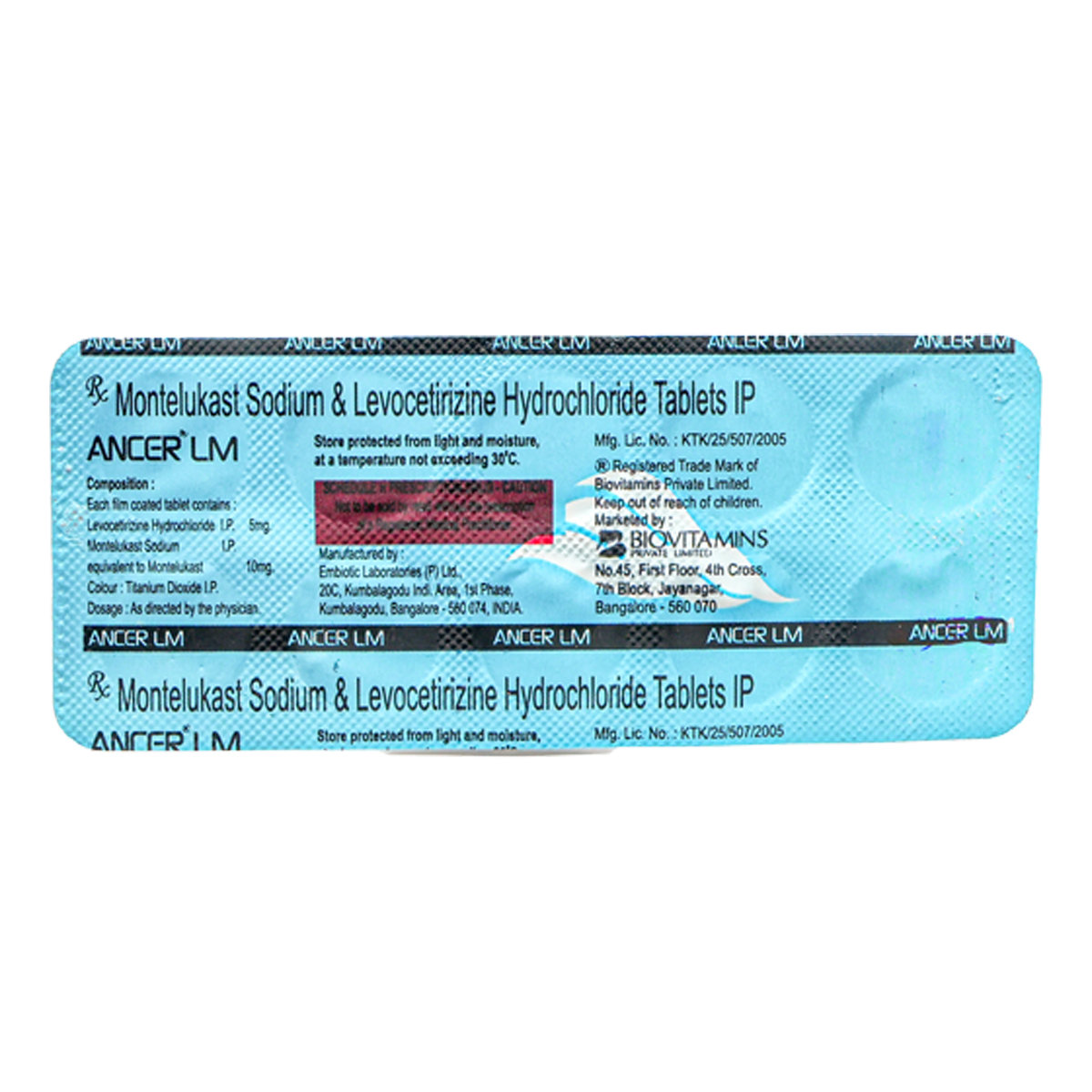 Ancer LM Tablet 10's, Pack of 10 TabletS Ancer LM Tablet 10's, Pack of 10 TabletS