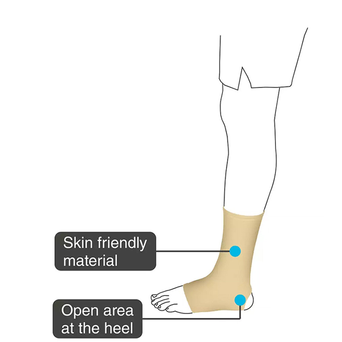 Vissco Anklet Tubular Large, 1 Pair, Pack of 1 Vissco Anklet Tubular Large, 1 Pair, Pack of 1