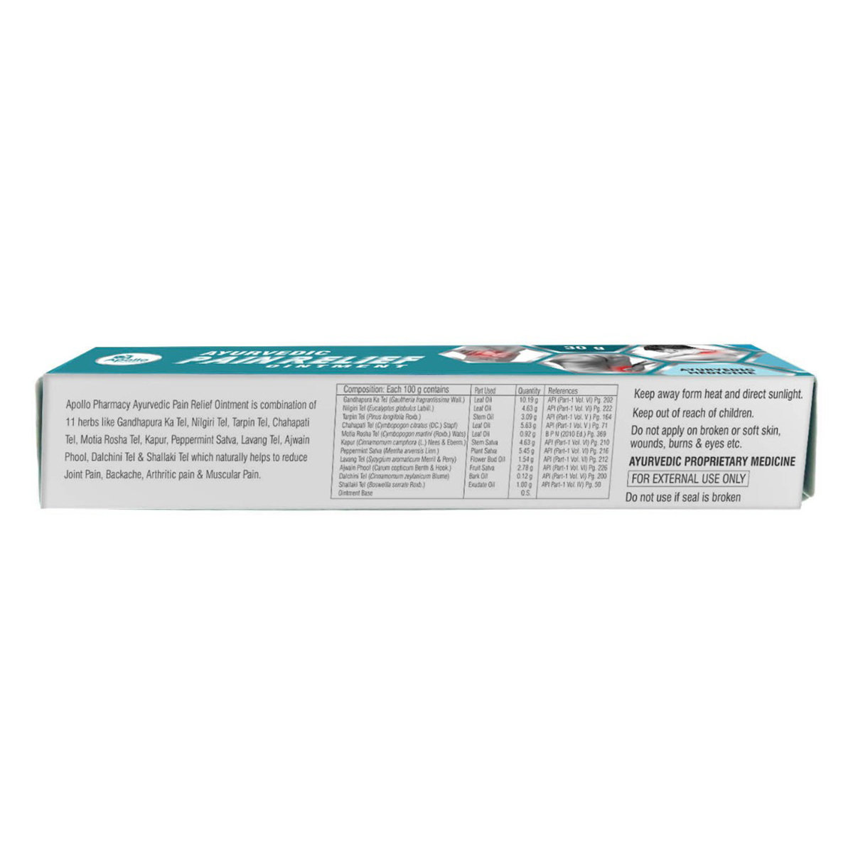 Apollo Pharmacy Ayurvedic Pain Relief Ointment, 30 gm, Pack of 1 Apollo Pharmacy Ayurvedic Pain Relief Ointment, 30 gm, Pack of 1