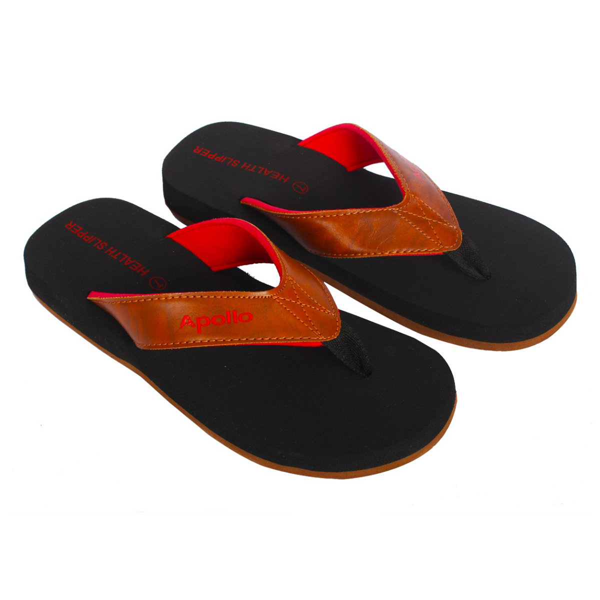 Apollo Pharmacy Health Slipper for Diabetes & Heel Pain Men Size-7, 1 Pair, Pack of 1 Apollo Pharmacy Health Slipper for Diabetes & Heel Pain Men Size-7, 1 Pair, Pack of 1