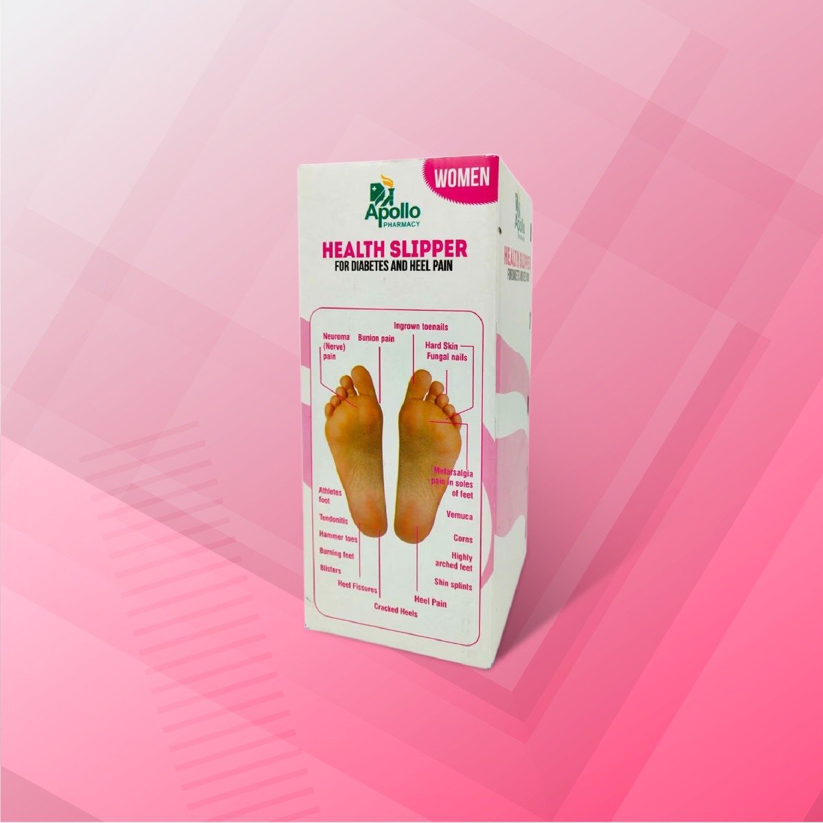 Apollo Pharmacy Diabetes & Heel Pain Health Slipper For Men, Size-11, 1 Pair, Pack of 1 Apollo Pharmacy Diabetes & Heel Pain Health Slipper For Men, Size-11, 1 Pair, Pack of 1