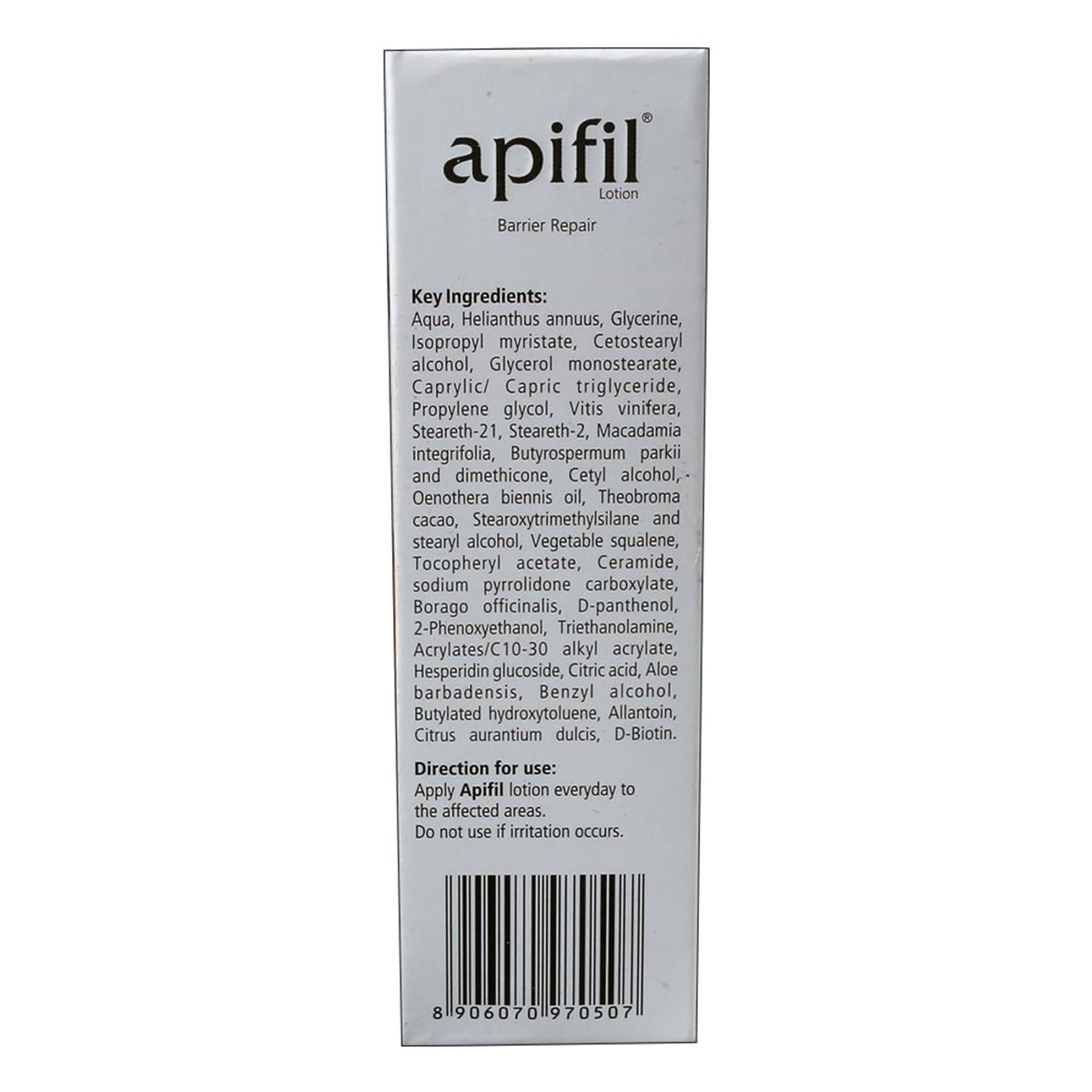 Apifil Lotion 100 ml | Hesperidine, GLA, Sodium PCA | Intensive Ceramide Barrier Repair Lotion | For Atopic Dermatitis | For Dry & Sensitive Skin, Pack of 1 Apifil Lotion 100 ml | Hesperidine, GLA, Sodium PCA | Intensive Ceramide Barrier Repair Lotion | For Atopic Dermatitis | For Dry & Sensitive Skin, Pack of 1