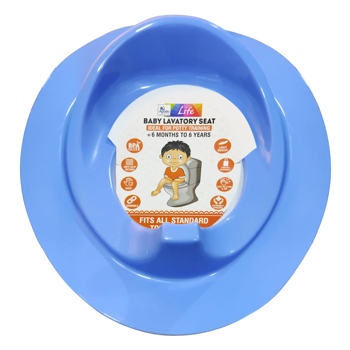 Apollo Life Baby Lavatory Potty Seat Cover, 1 Count, Pack of 1 Apollo Life Baby Lavatory Potty Seat Cover, 1 Count, Pack of 1